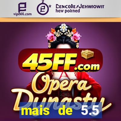 mais de 5.5 escanteios o que significa